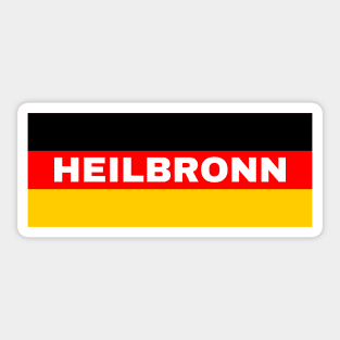 Heilbronn City in German Flag Sticker